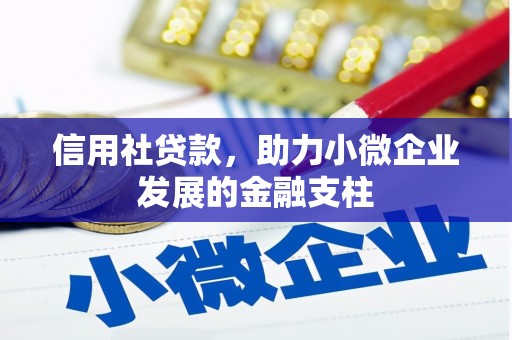 武穴信用社贷款，助力小微企业发展的金融支柱
