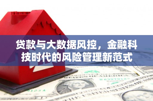武穴贷款与大数据风控，金融科技时代的风险管理新范式