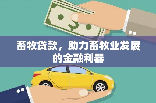 武穴畜牧贷款，助力畜牧业发展的金融利器