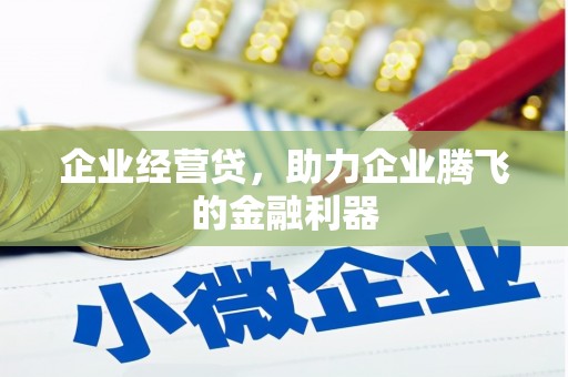 武穴企业经营贷，助力企业腾飞的金融利器