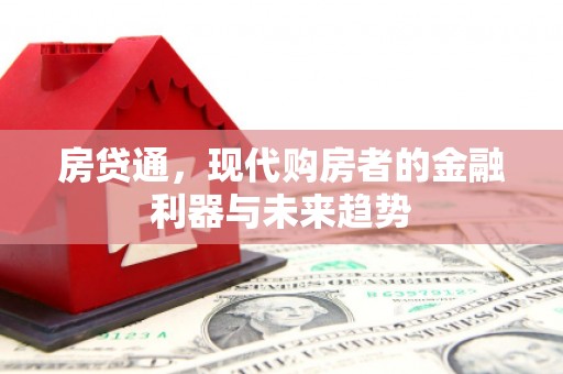 武穴房贷通，现代购房者的金融利器与未来趋势
