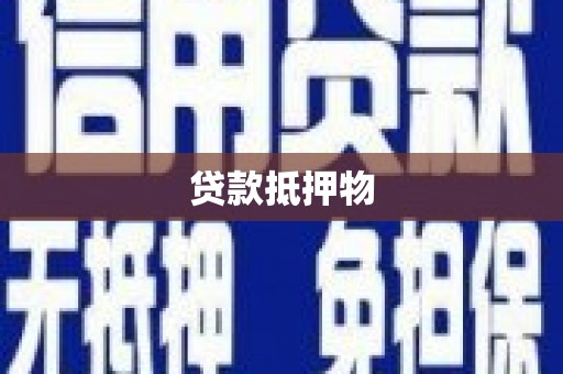 武穴贷款抵押物