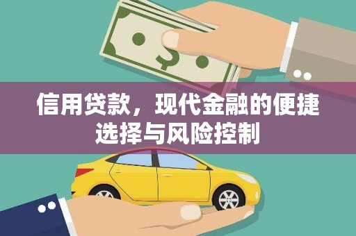 武穴信用贷款，现代金融的便捷选择与风险控制