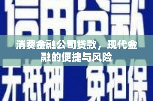 武穴消费金融公司贷款，现代金融的便捷与风险