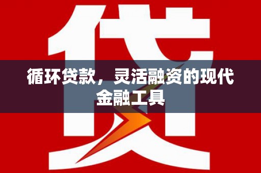 武穴循环贷款，灵活融资的现代金融工具
