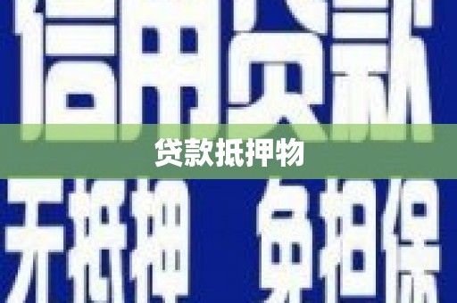 武穴贷款抵押物