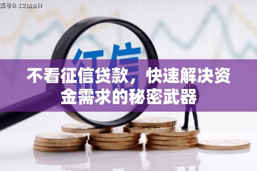 武穴不看征信贷款，快速解决资金需求的秘密武器