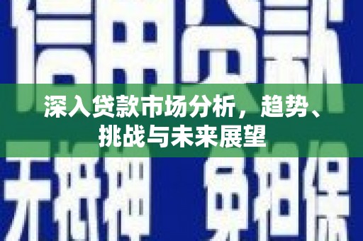 武穴深入贷款市场分析，趋势、挑战与未来展望