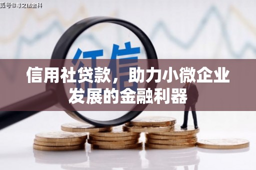 武穴信用社贷款，助力小微企业发展的金融利器