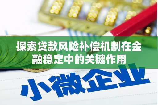 武穴探索贷款风险补偿机制在金融稳定中的关键作用