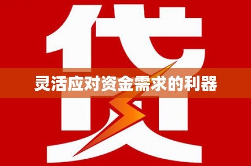 武穴灵活应对资金需求的利器